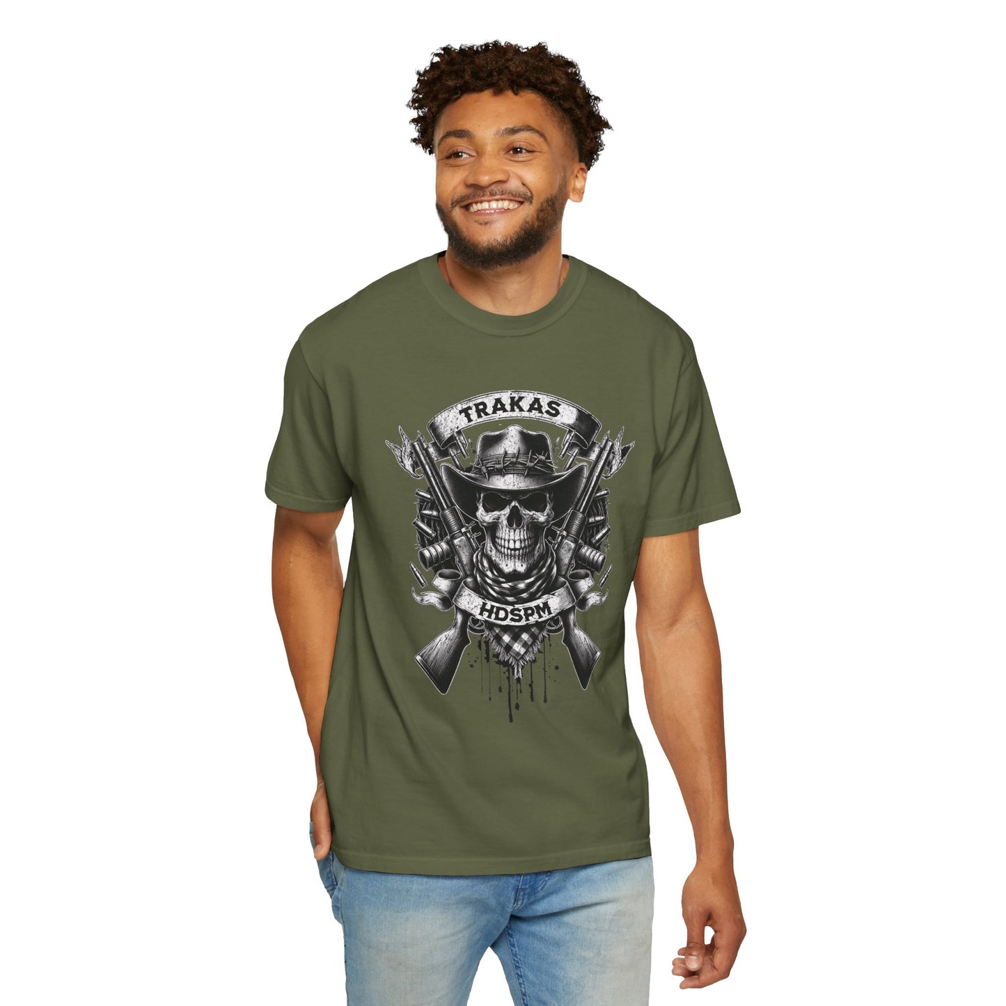 Trakas HDSPM Skull Unisex Garment-Dyed T-shirt