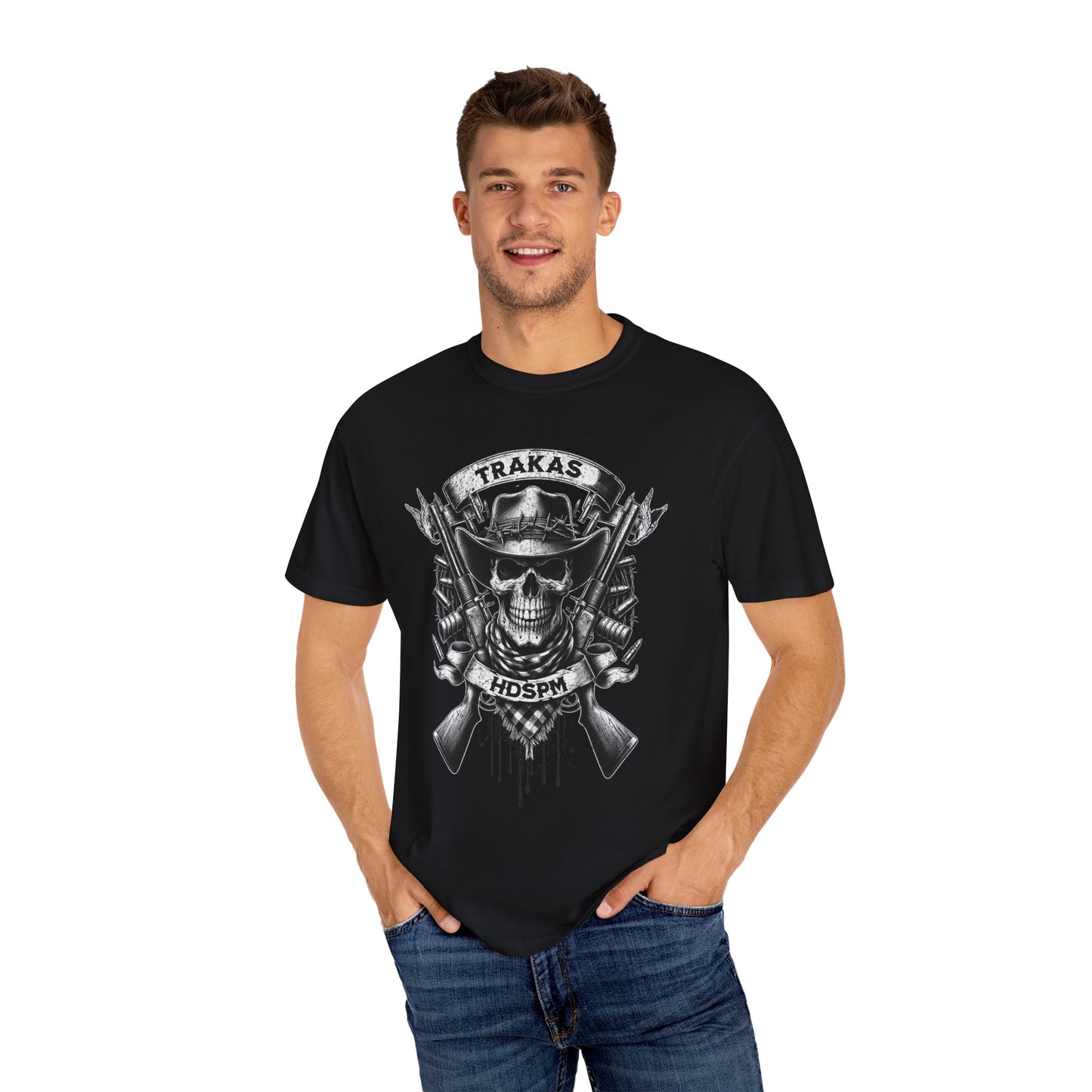 Trakas HDSPM Skull Unisex Garment-Dyed T-shirt