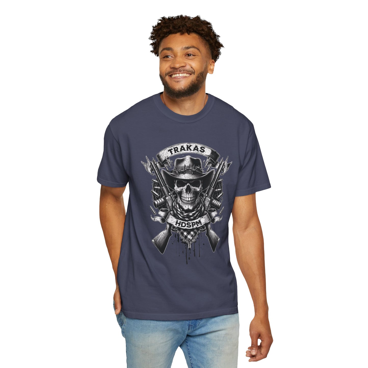Trakas HDSPM Skull Unisex Garment-Dyed T-shirt