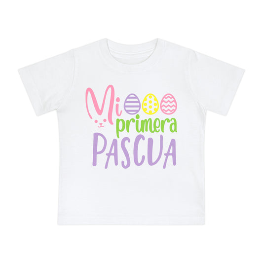 Mi Primera Pascua Colorful Baby T-Shirt - 3 to 24 Months (PASCUA COLLECTION)