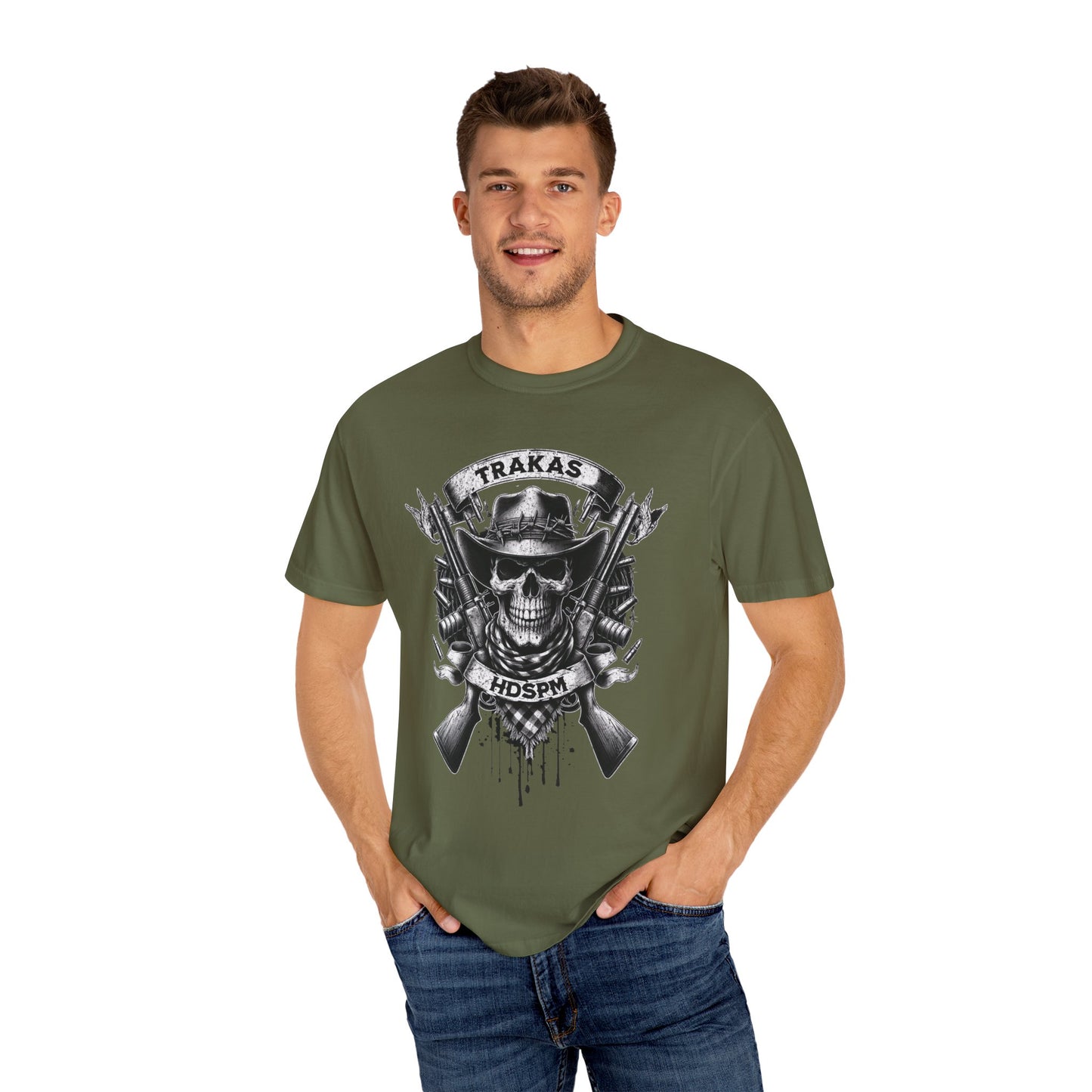 Trakas HDSPM Skull Unisex Garment-Dyed T-shirt