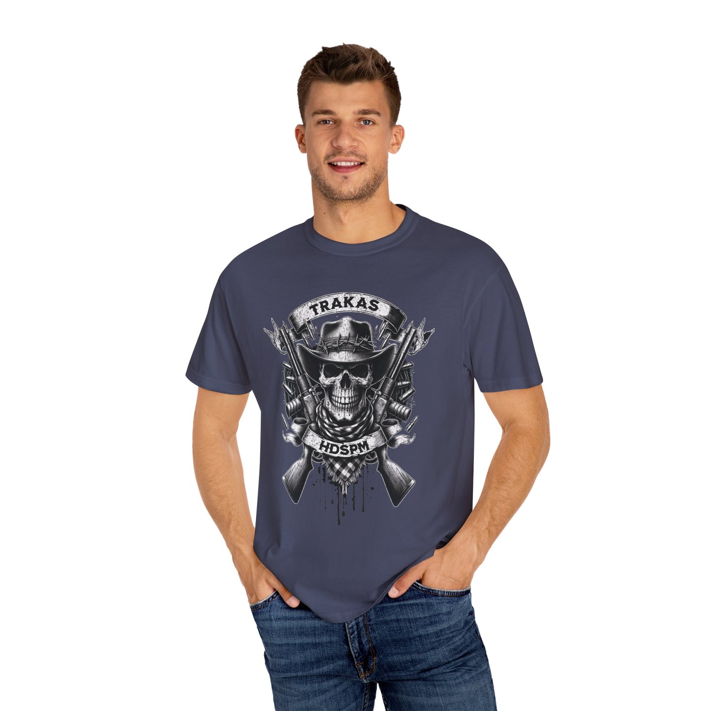Trakas HDSPM Skull Unisex Garment-Dyed T-shirt